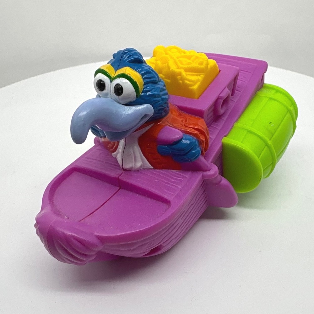 Muppet Treasure Island Gonzo Pirate Ship Toy Jim Henson McDonalds Bath Baby